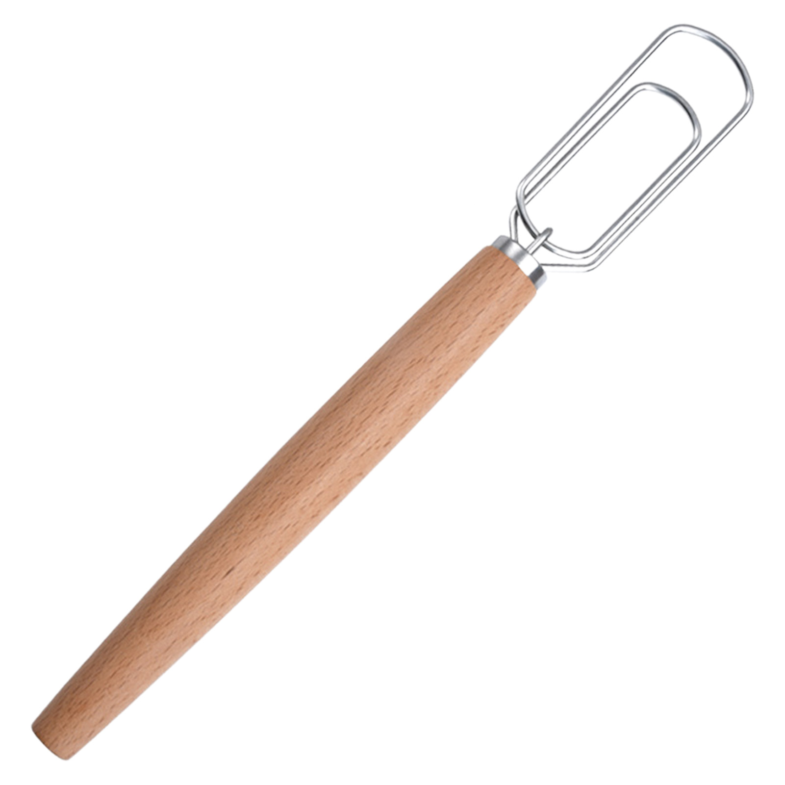 Danish Pancake Pan - 1pc サワー生地泡立て器 430 ステンレス鋼家庭用ベーキング用 デンマーク生地ミキサー パンかき混ぜツール