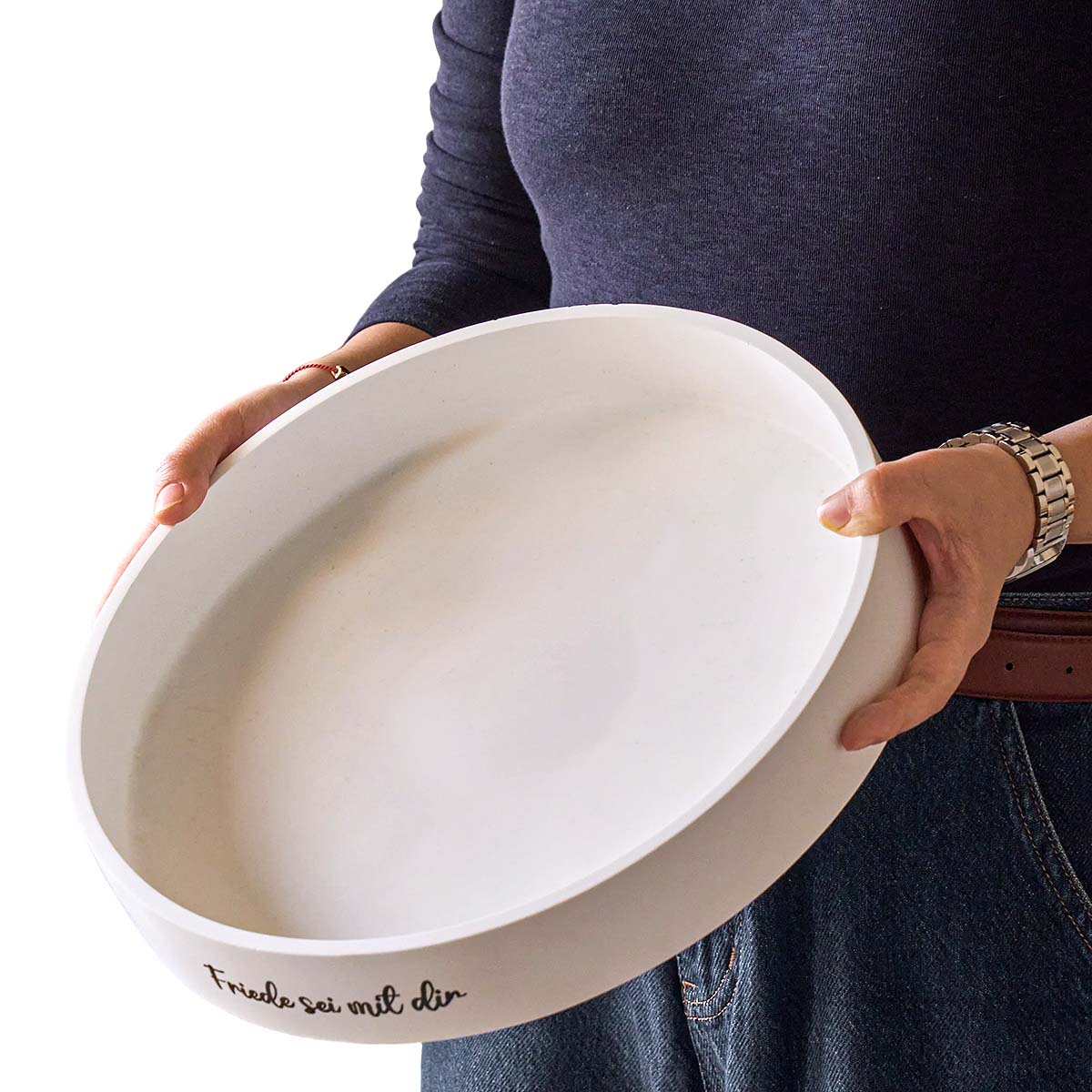 Potsticker Mold - コンクリート丸型キャンドルボウル容器シリコンモールドDIY大型収納トレイ植木鉢アロマ石膏樹脂クラフトモールドホームガーデンデコ