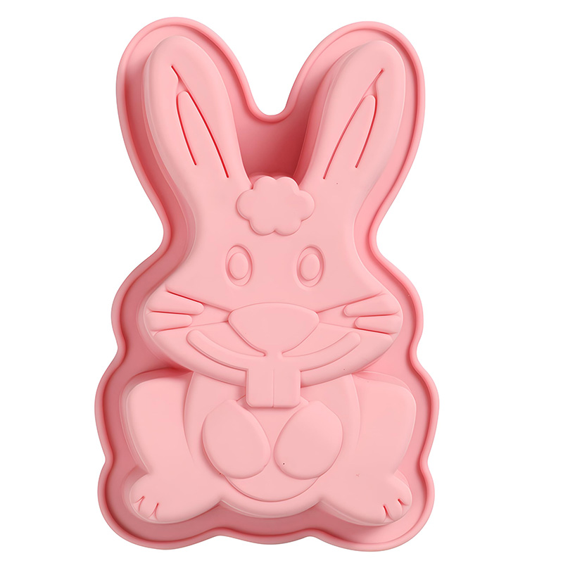 イースターバニーシリコンチョコレート型、イースター装飾用の壊 - Bunny Cake Mold のレビューと価格