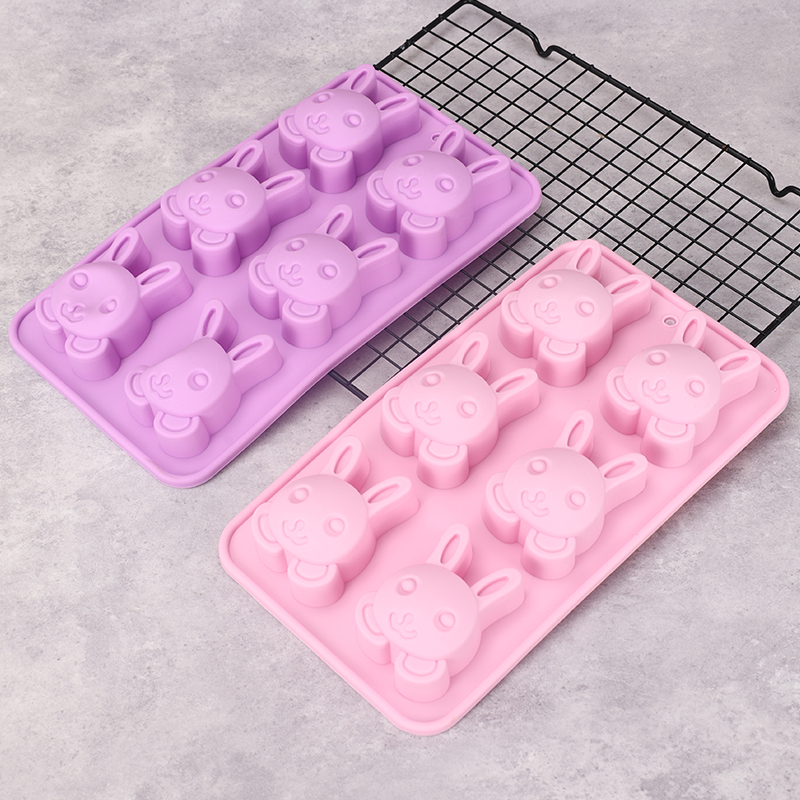 Easter-シリコンケーキ型,ウサギ型,チョコレート,デザ - Bunny Cake Mold のレビューと価格