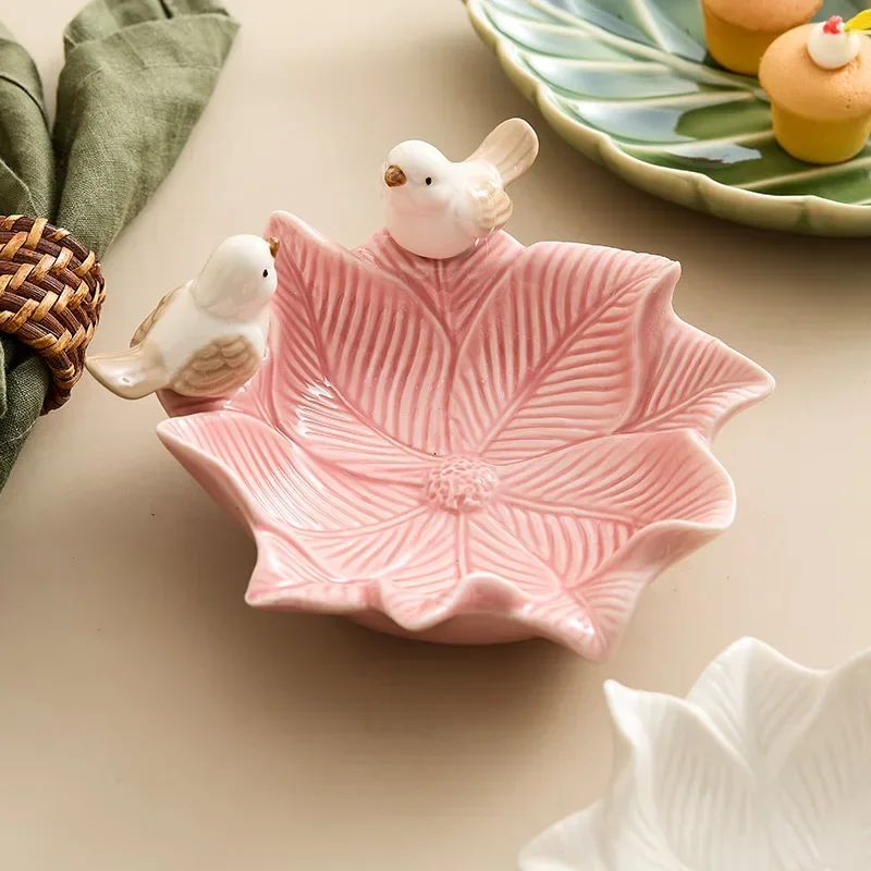 かわいい鳥のトレイ セラミック製ジュエリー収納トレイ クリエ - Dim Sum Basket のレビューと価格