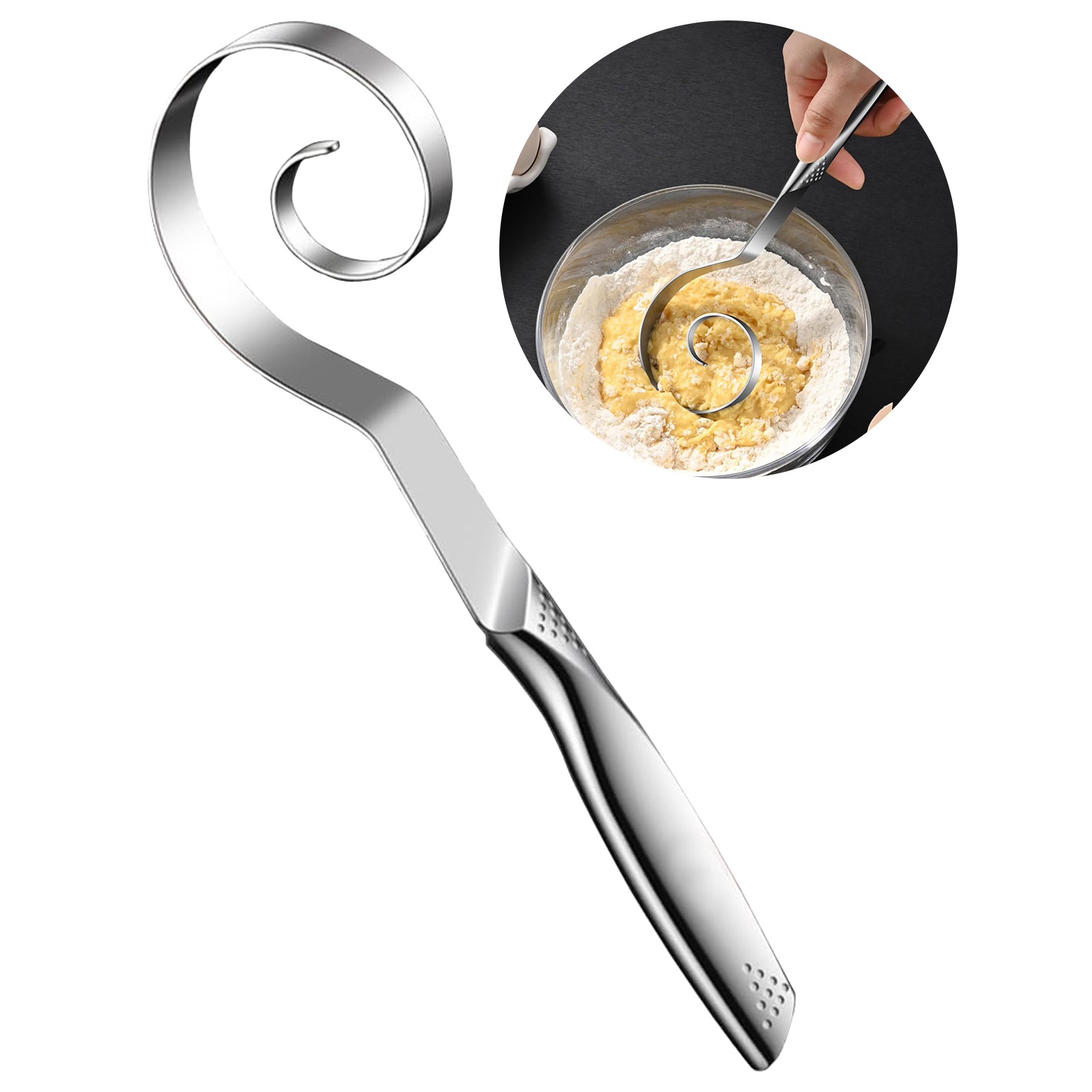 デンマーク製生地泡立て器 ステンレス製ハンドヘルドパンブレン - Danish Pancake Pan のレビューと価格