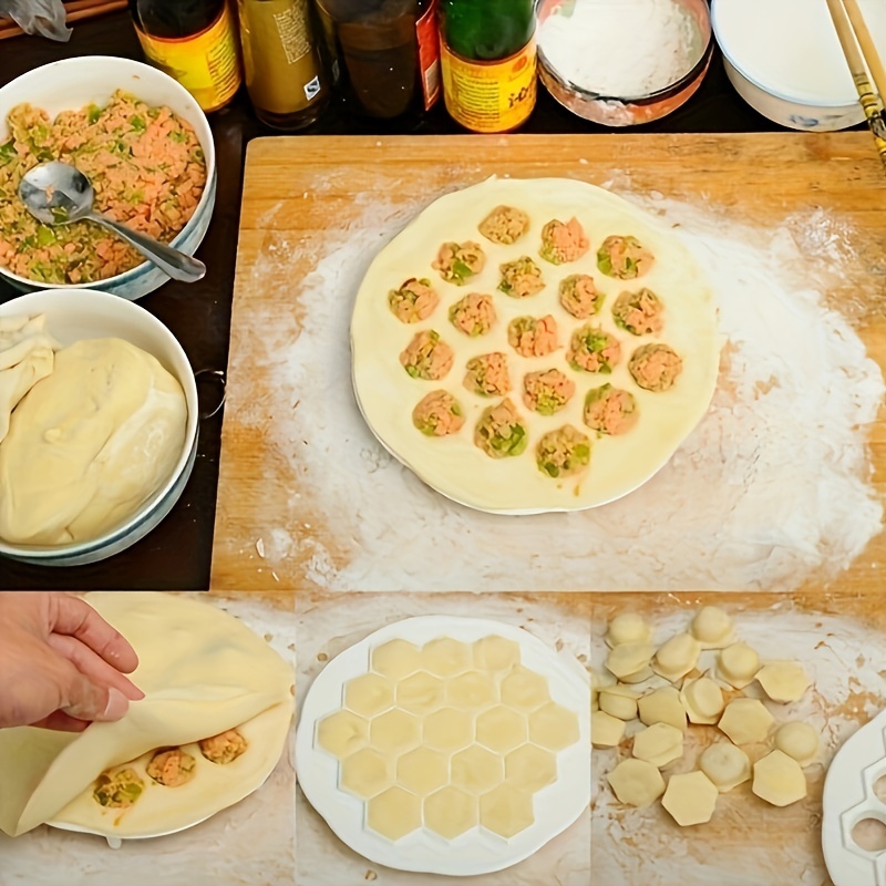 中国の餃子金型,キッチン,生地プレス,ラビオリ,ベーキングツ - Dumpling Press Set のレビューと価格