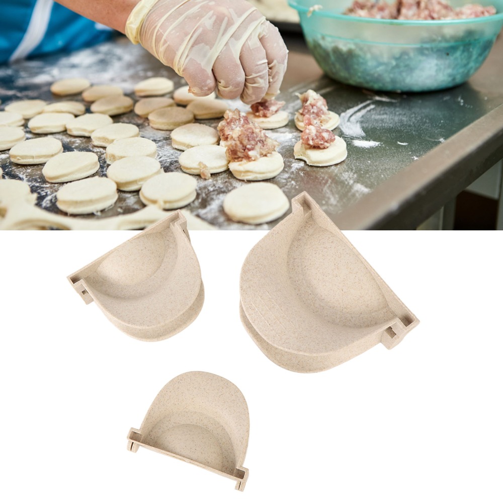 プラスチック製ステンレス鋼餃子製造キット ブルー ピンク ベ - Dumpling Press Set のレビューと価格