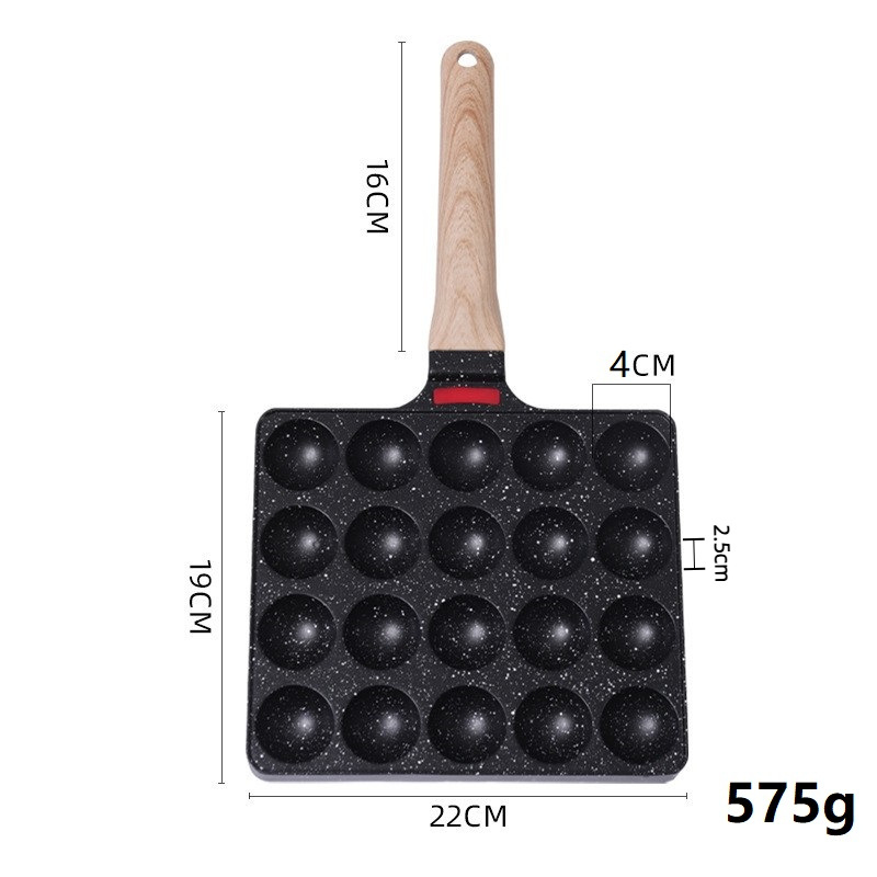 20穴タコ焼き器、焦げ付き防止タコ焼きグリルプレート、家庭用 - Takoyaki Grill Plate のレビューと価格