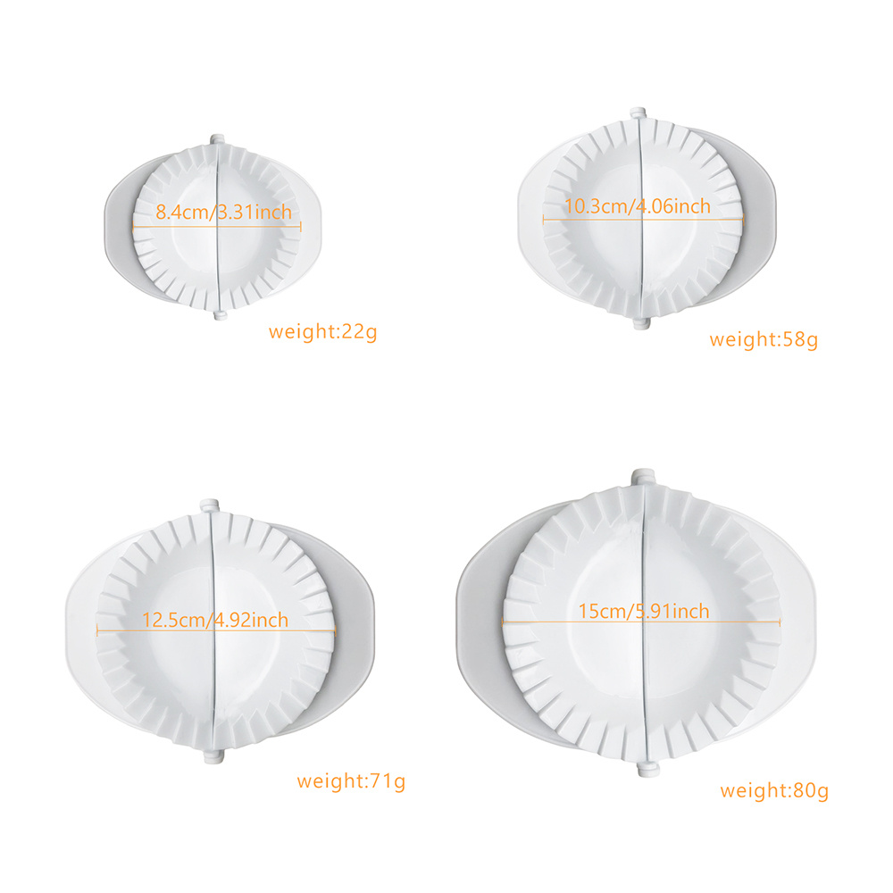 4 サイズ餃子型 DIY プレスラビオリ生地ペストリーパイラ - Dumpling Press Set のレビューと価格
