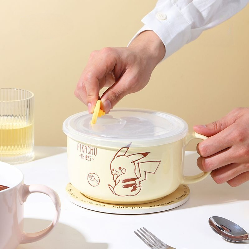 アンダーグレーズカラー ピカチュウ 可愛い陶器製保存容器 家 - Dim Sum Basket のレビューと価格