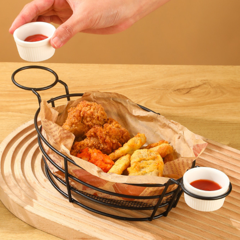 新しいボート型のフライドポテトバスケット、フライドチキン、ス - Dim Sum Basket のレビューと価格