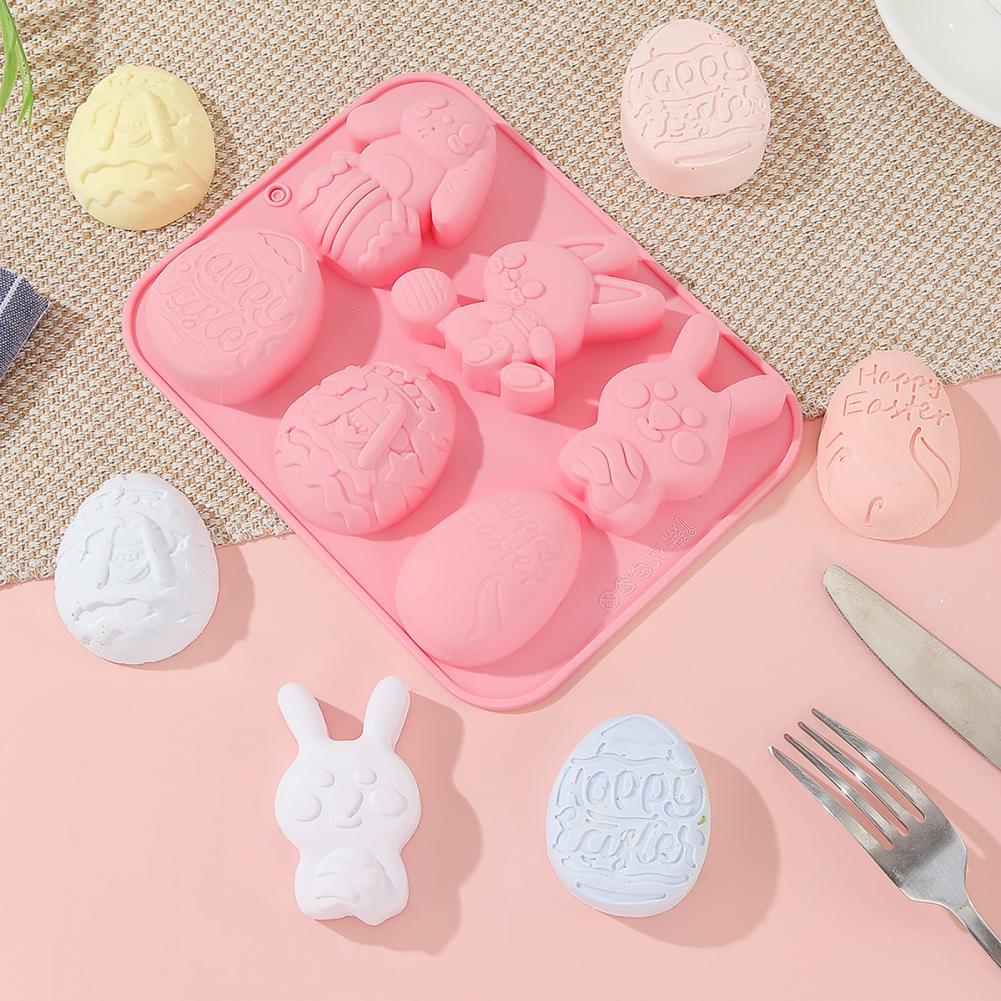 バニーチョコレート型 4個入り バニー型シリコンチョコレート - Bunny Cake Mold のレビューと価格