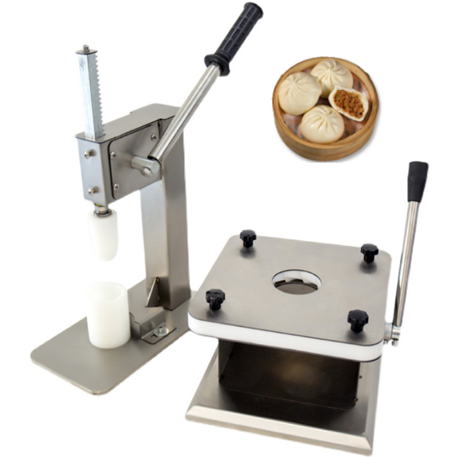 手動簡単操作の全自動包子/モモ/青餃子製造機、半自動生地プレ - Dumpling Press Set のレビューと価格