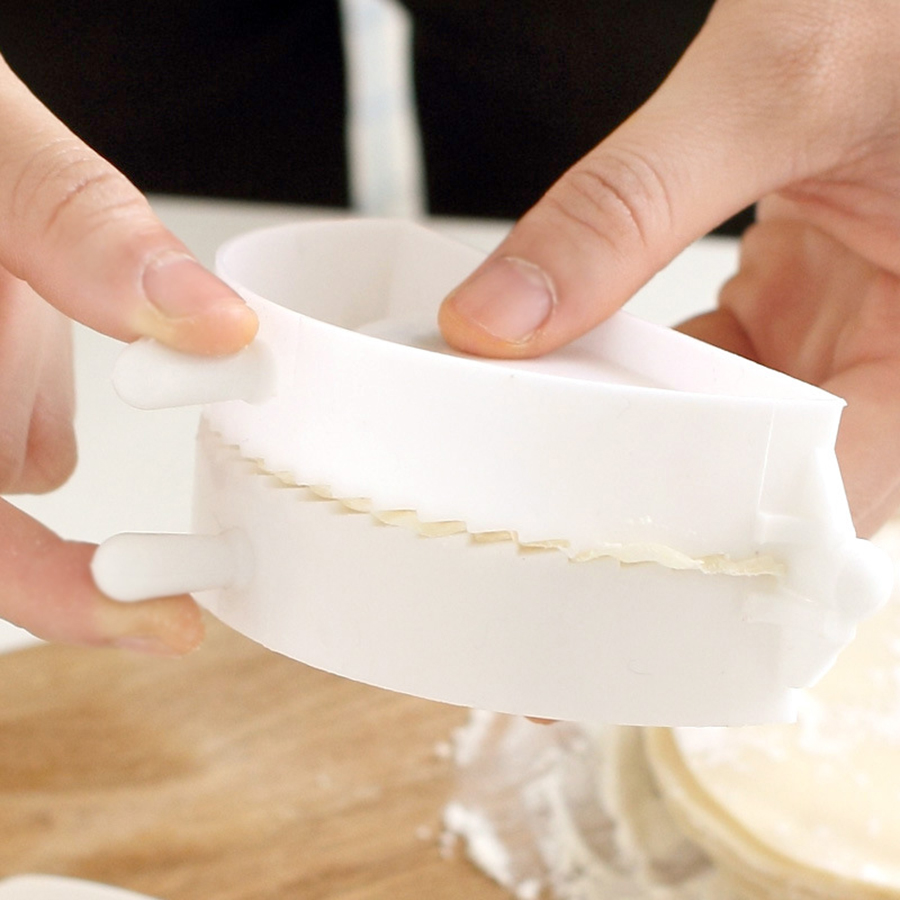 3 ピース/セット 7-10 センチメートルプラスチック餃子 - Dumpling Press Set のレビューと価格