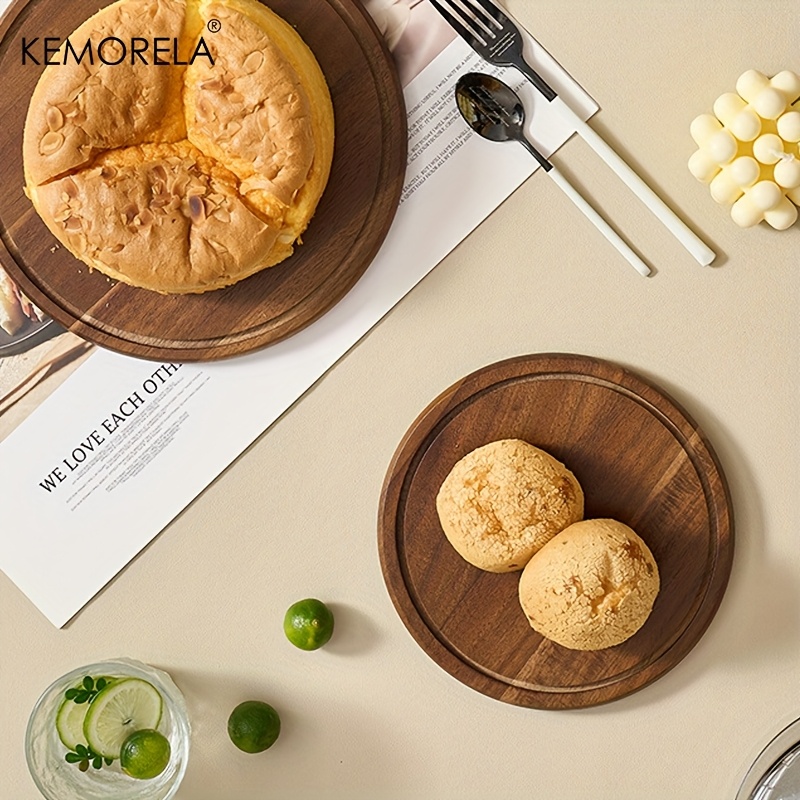 1個入り 丸型木製ケーキスタンド ガラスドーム蓋付き - 木 - Dim Sum Basket のレビューと価格